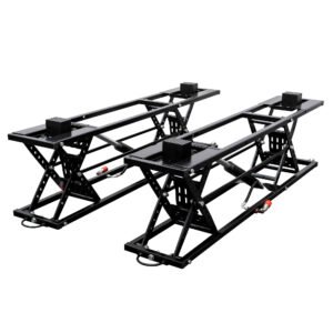 Portable Car Lift - 7,000 LBS Capacity, 28 Max Height, Heavy-Duty Quick Jack With Locking Levers, Wheels & 120V Power Unit For Cars, SUVs, Trucks