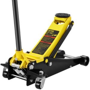 DDD Floor Jack, 2.5 Ton Low Profile Floor Jack, Heavy-duty  Lifting Range 3.64"-19.49"