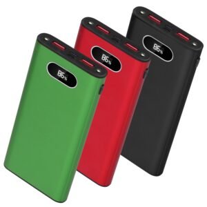 DDD 1Pc 20000Mah Power Bank Portable Charger External Battery Pack 22.5W Super Fast Charging With LED Display Flashlight Fit For IOS Phone